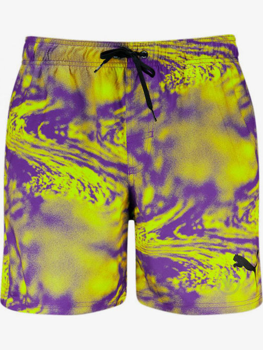 Men's Swimwear Shorts Violet Combo with Patterns
