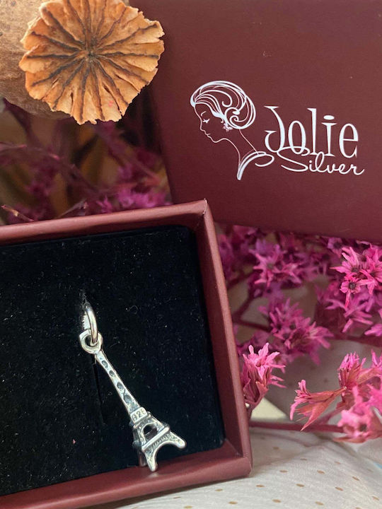 Anhänger Jolie Silber Silber 925 Eiffelturm Modell 0,9 G 25x5 mm