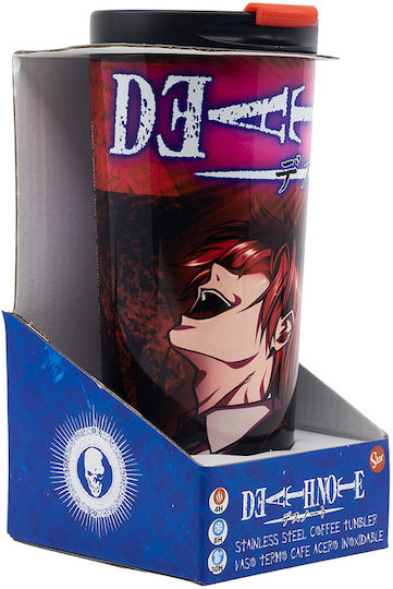 Stor Death Note Insulated Glas Thermosflasche Rostfreier Stahl 425ml Mehrfarbig