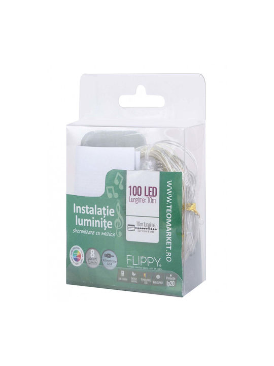 100 Lichter LED 10m. Mehrfarbige USB in Zeichenfolge 1Stück 100 Lichter LED 10m. Mehrfarbige USB in Zeichenfolge 1Stück