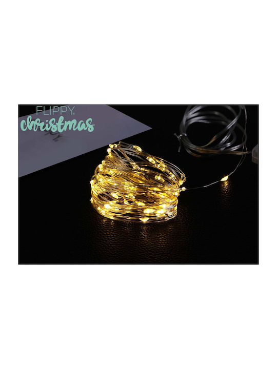 100 Lichterketten LED 10m. Mehrfarbige USB in Zeichenfolge 1Stück