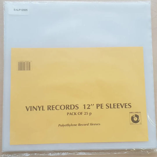 Simply Analog Protective Vinyl Cover Outer Sleeve Polyethylene 12"
