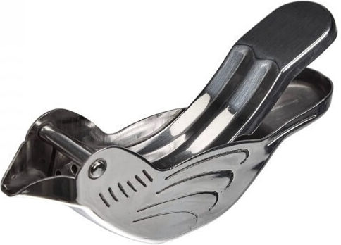 Lacor Handpresse Zitrone aus Edelstahl in Silber Farbe