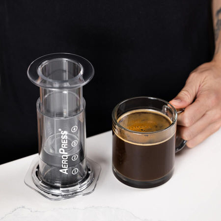 Aeropress Manual Filter Coffee Maker Plastic White 250ml