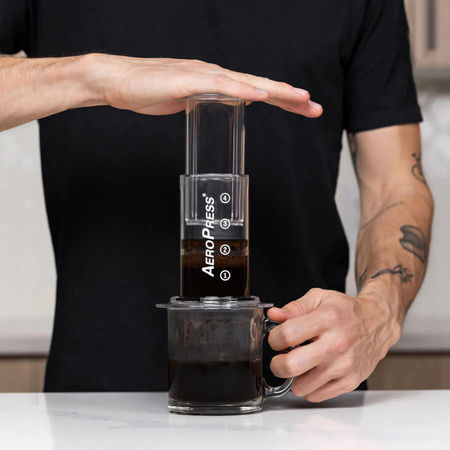 Aeropress Manual Filter Coffee Maker Plastic White 250ml