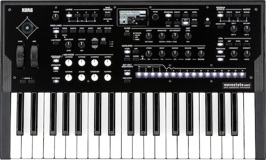 Korg Synthesizer Wavestate MKII with 37 Keys Black