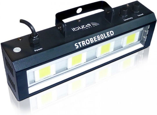 Ibiza Sound Strobe Light LED Φυσικό Λευκό