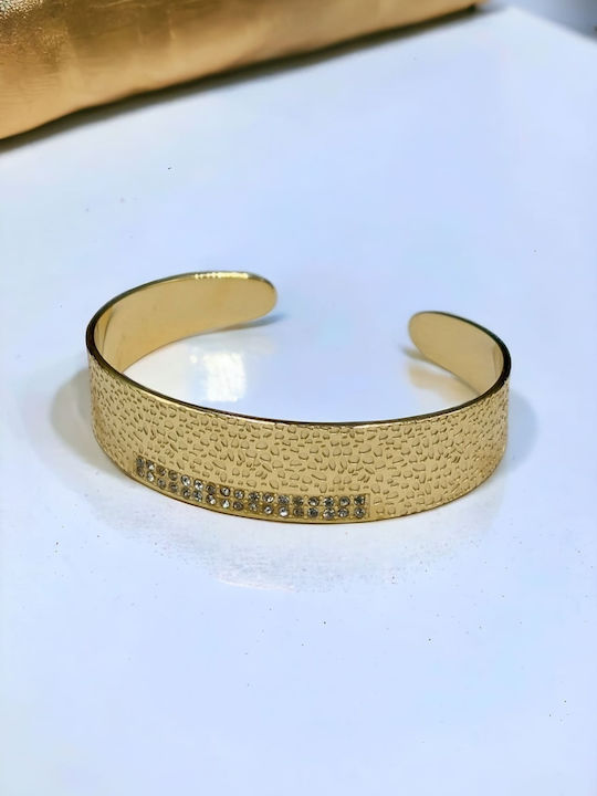 Bracelet Handcuffs made of Steel Gold Plated