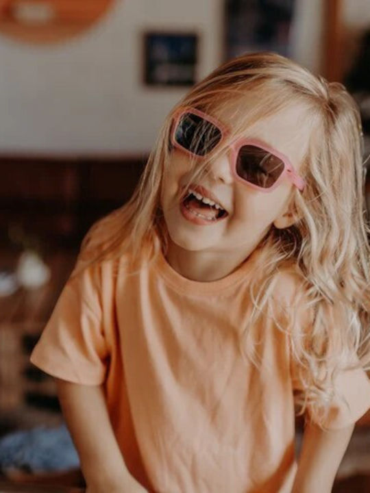 Hello Hossy Kids Sunglasses with Polarized Pink Lenses for 5-8 Years