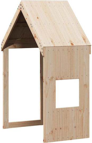 Pat pentru Copii Cușeta Single Bej pentru Saltea 90x190cm