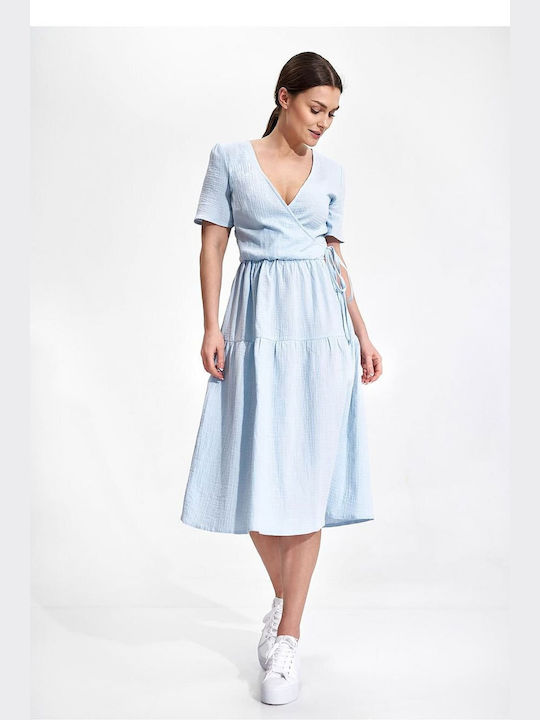 Figl Summer Midi Dress Blue