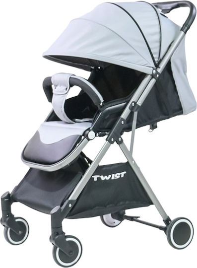 Twist Adjustable Baby Stroller Suitable for Newborn Gray 6.8kg