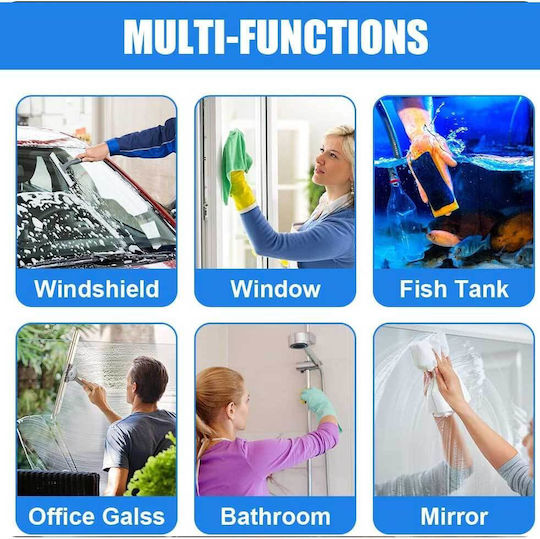 Uraqt U4 Car Glass Cleaning Tablets Set 40 Pieces Multifunctional Windshield Washer Tablets Concentrated Cleaning Discs Windows & Car Screens Cleaner Strong Disinfection Ability Kitchen Bathroom Mirrors Various