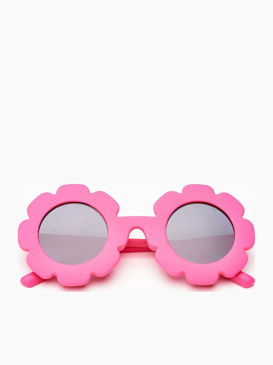 Baby Cloud Flower Παιδικά Γυαλιά Ηλίου με Polarized Φακό Λουλούδια Fuchsia για 2-5 Ετών