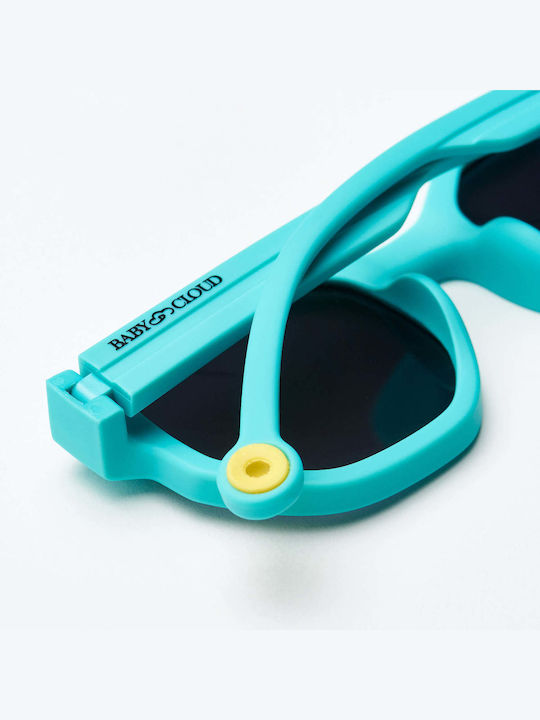 Baby Cloud Polygon Παιδικά Γυαλιά Ηλίου με Polarized Φακό Aqua Blue για 2-5 Ετών
