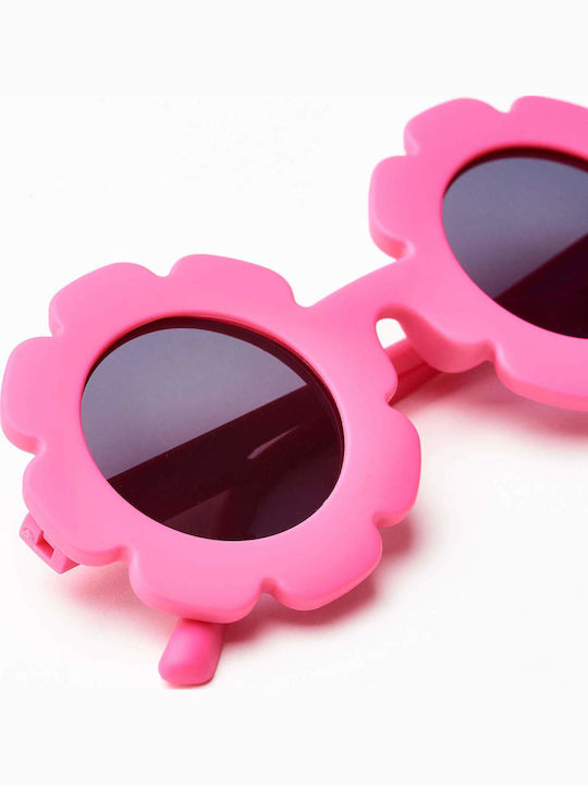 Baby Cloud Flower Παιδικά Γυαλιά Ηλίου με Polarized Φακό Λουλούδια Fuchsia για 2-5 Ετών