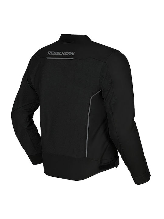 Rebelhorn Herren Motorradjacke 4 Jahreszeiten Schwarz