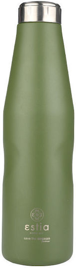 Estia Travel Flask Save the Aegean Bottle Thermos Stainless Steel BPA Free 750ml Forest Spirit