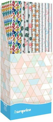 Europrice Melody Wrapping Paper for Gift Multicolour 70x200cm. 50pcs