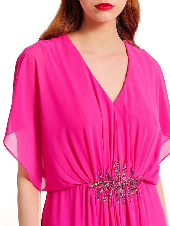 Forel Maxi Dress Fuchsia