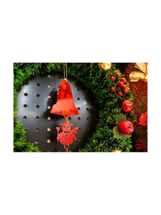 Hängendes Glocke Ornament Rot 28x10cm