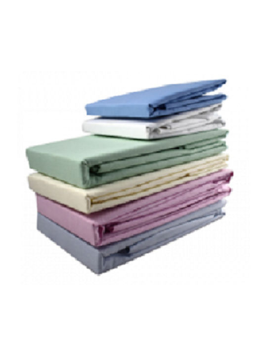 Chios Hellas Σεντόνι Υπέρδιπλο με Λάστιχο 160x200εκ. Κίτρινο
