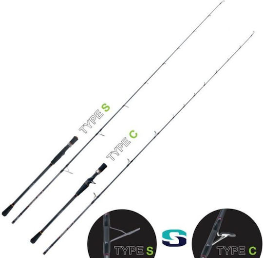 Jatsui Καλάμι Ψαρέματος για Slow Jigging / Spinning 2.08m 80-200gr