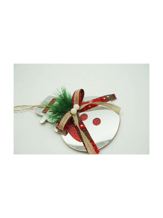 Ornament Om De Zăpadă Alb 17x14cm