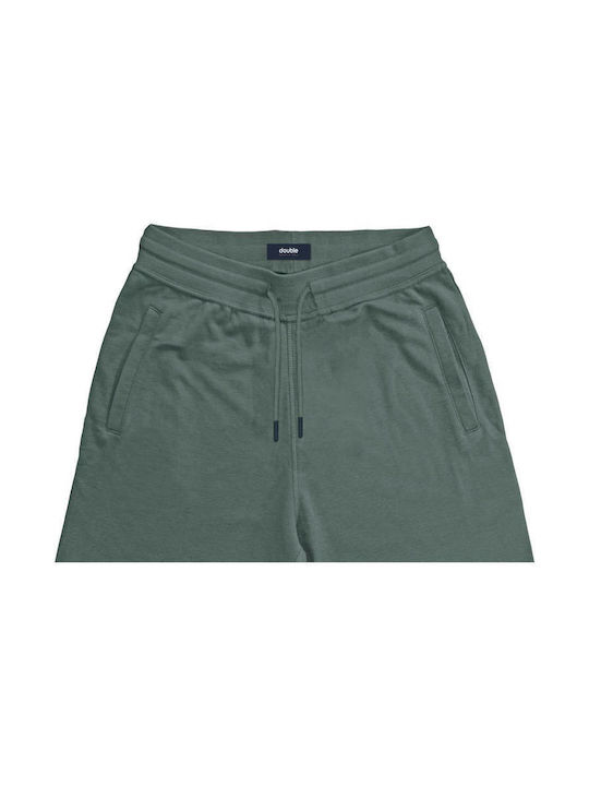 Double Men's Athletic Shorts Green