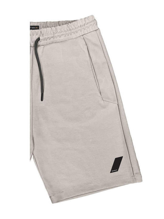 Double Men's Athletic Shorts Beige