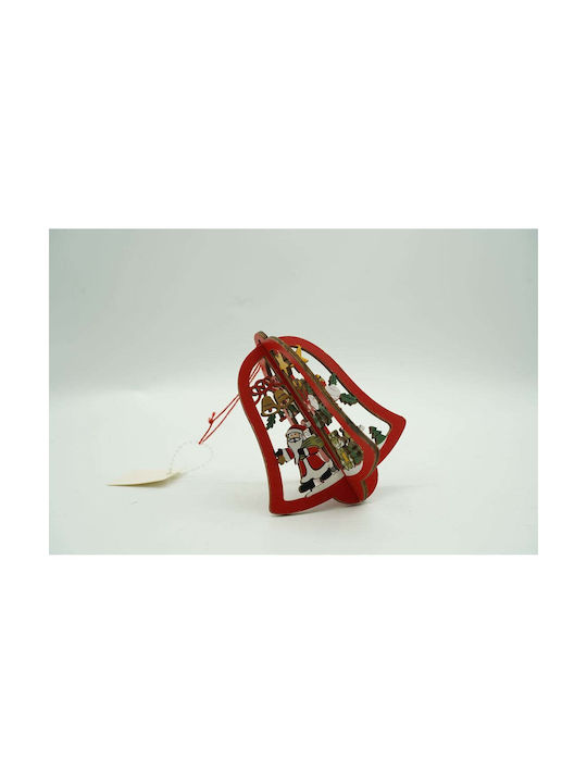 Ornament suspendat cu pantaloni evazati Din lemn Multicolor 9.5x10.5buc