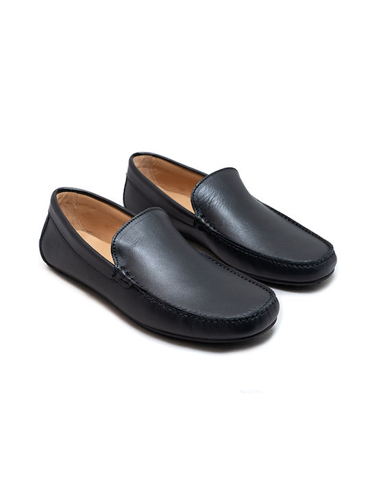 Men's Leather Moccasins Black
