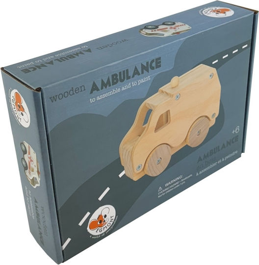 630572 Egmont Toys Ξύλινο Ασθενοφόρο Diy