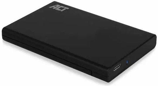 Hard Drive Enclosure Act Ac1225 Sata 2.5" Usb-c 3.2 Gen2 Black