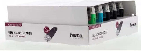 Hama Card Reader Usb 2.0 Sd Microsd Sd Sdhc Sdxc Various Colors