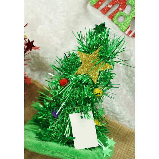 Christmas Headband Green with Pattern Tree
