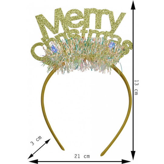Weihnachts-Stirnband Goldene