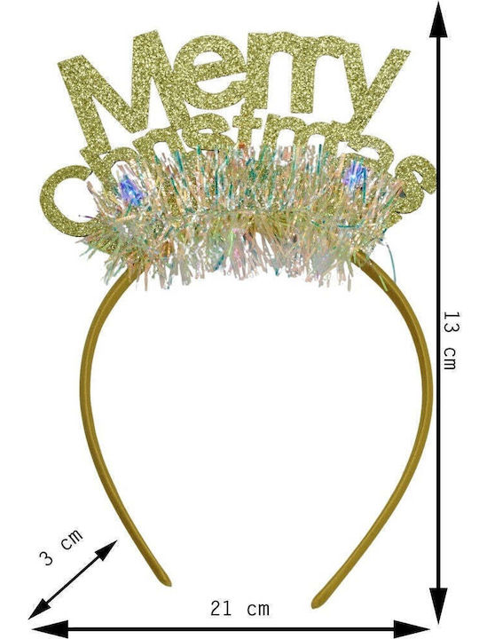 Christmas Headband Gold