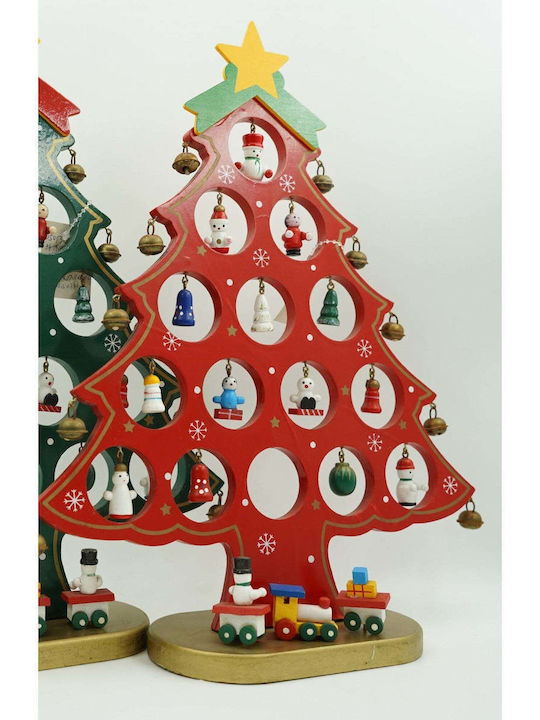 Weihnachtsdekoration Baum 33cm Rot