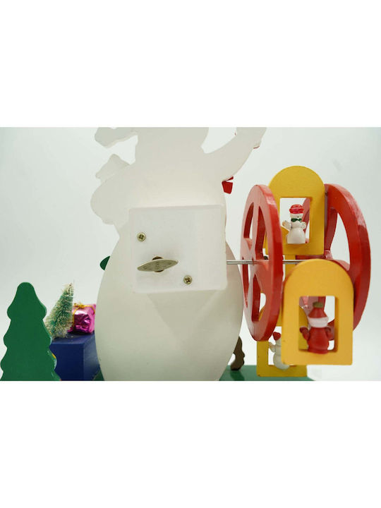 De Crăciun Din lemn Figurină Înălțime 24.5cm.