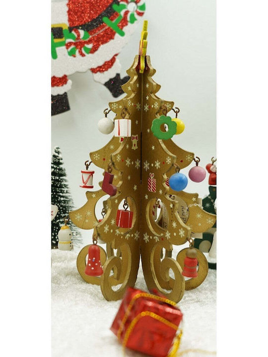 Weihnachtsdekoration Baum 20cm Gold