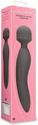 Shots Vibrator Massage 20cm Schwarz