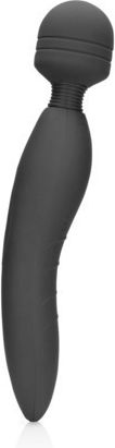 Shots Vibrator Massage 20cm Schwarz