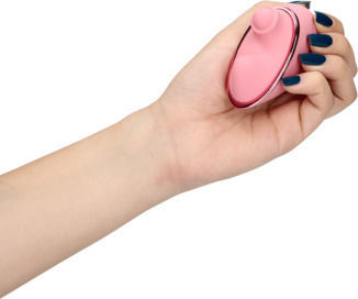 Shots Tapping Heart Klitoris Vibrator 15cm Rosa