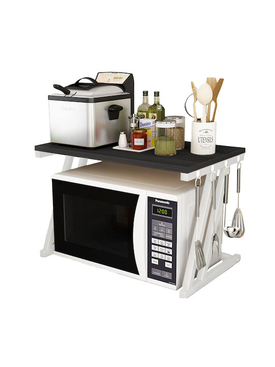 Quasar Universal Raft Rafturi de organizare a bucătăriei Metal White-black 38x57x38cm
