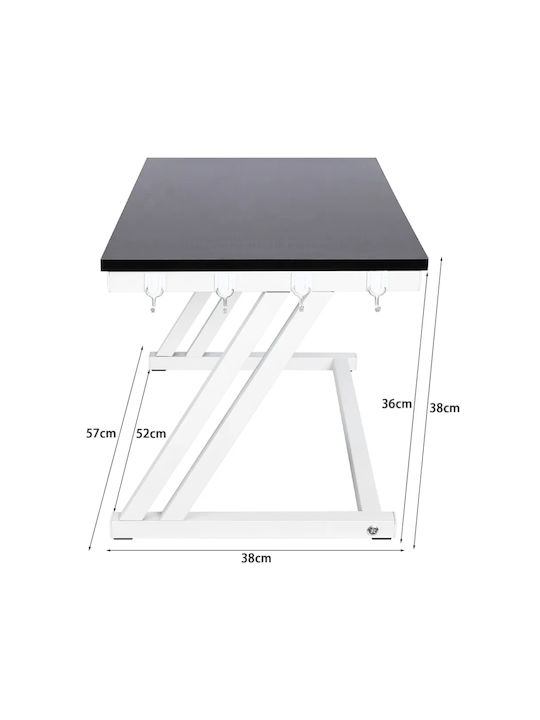 Quasar Universal Raft Rafturi de organizare a bucătăriei Metal White-black 38x57x38cm