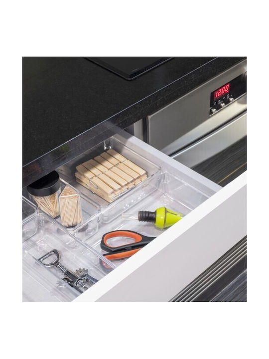 Emuca Organizator Sertar Transparent 8 Bucăți 45.7x30.3x5.4cm