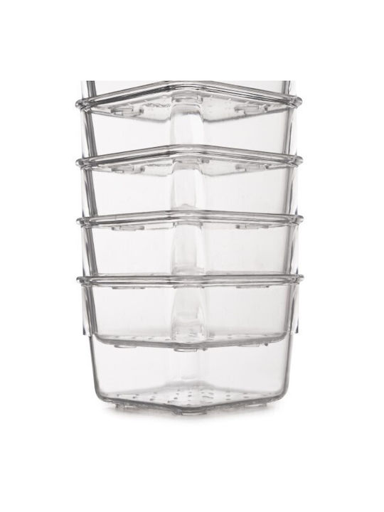 Emuca Organizator Sertar Transparent 8 Bucăți 45.7x30.3x5.4cm