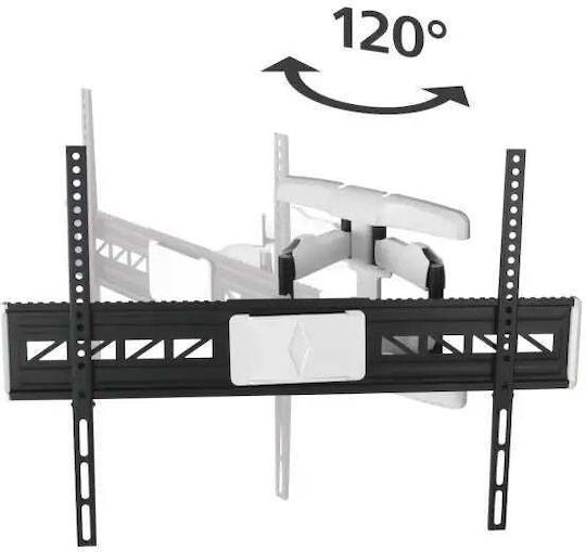 HAMA 00220838 Βάση Τηλεόρασης Τοίχου έως 90" και 75kg Μαύρο