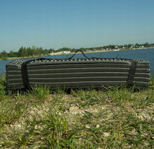 Single Substrat Camping 180x60cm Grosime 1cm în culoarea Negru